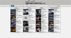 Desktop Screenshot of guitardistrict.net